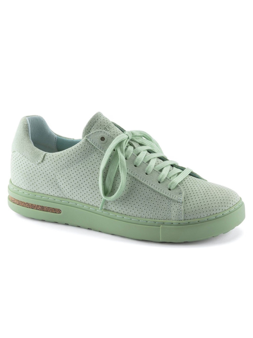 Birkenstock Mint Green Lace-Up Perforated Sneakers - Picture 4 of 17